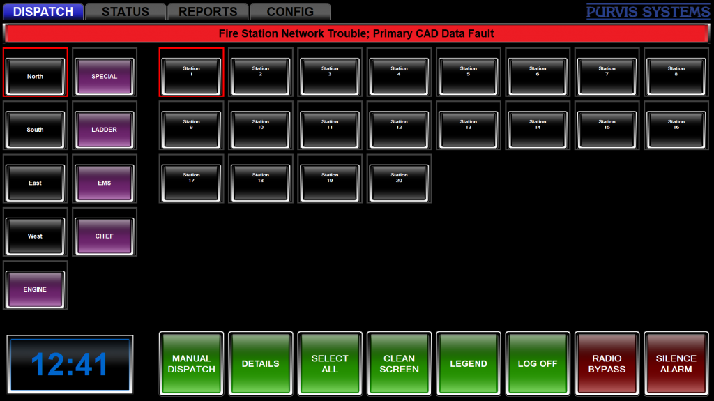 PURVIS Systems Fire Station Alerting System Equipment