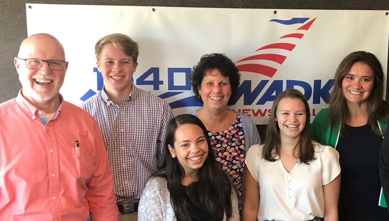 Debbie Proffitt joins a group of 2019 PrepareRI interns for a feature interview on WADK with the Greater Newport Chamber.